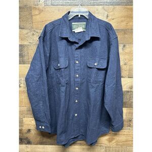 Field & Stream Men's Long Sleeve‎ Flannel Button Up Size XXL
